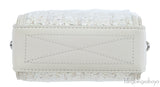 Alexander McQueen Cream Tweed Nano Box Handbag