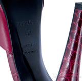 Highlight High Heel Crocodile Sandals