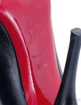 Black Leather Pump