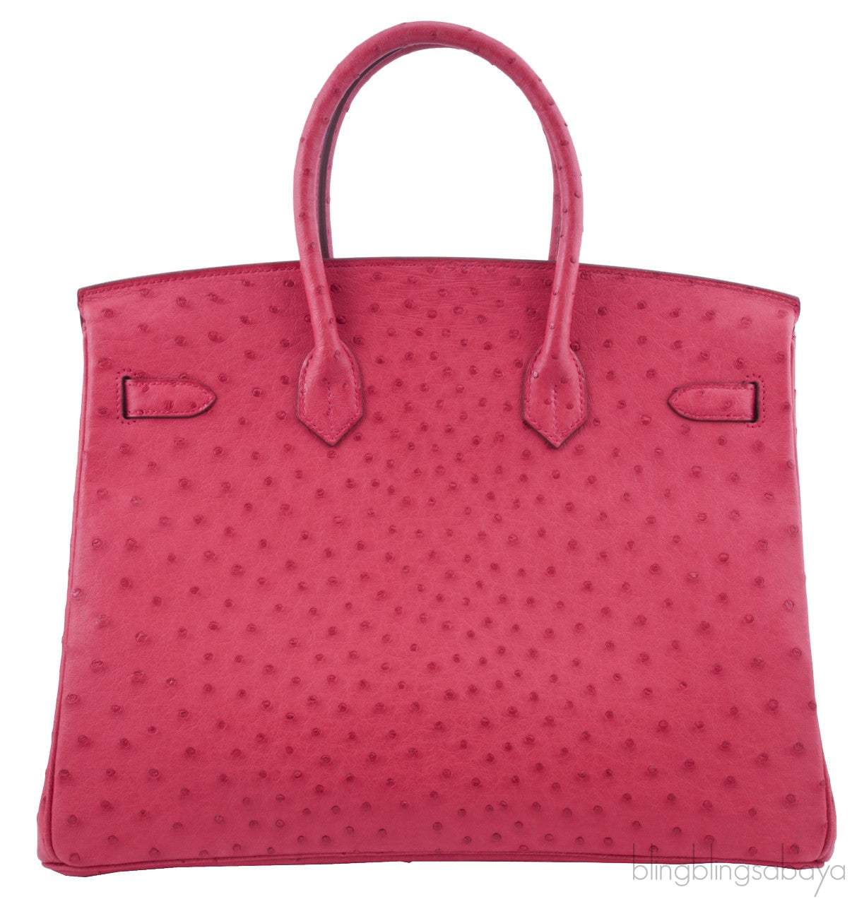 Birkin 35 Ostrich Bougainvillier