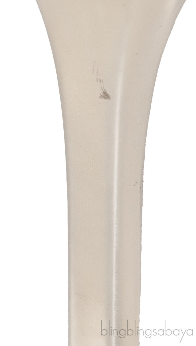 Light Gold Tribtoo Leather Pumps