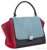 Trapeze Luggage Tri-color Pony Hair*