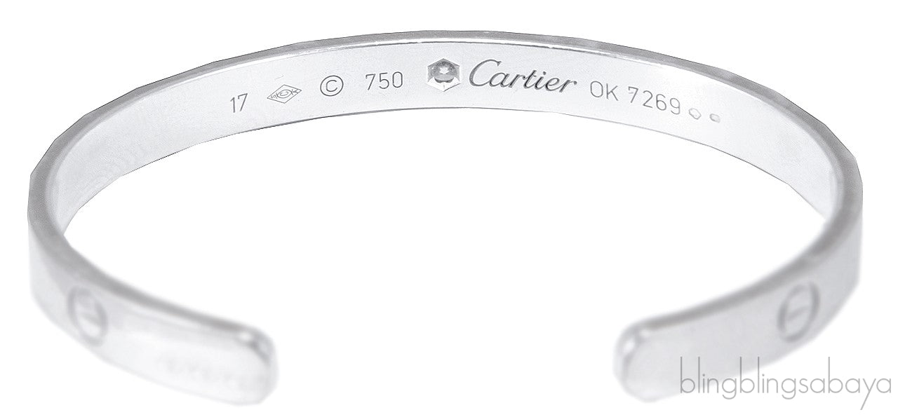 LOVE Open Cuff Diamond Bracelet