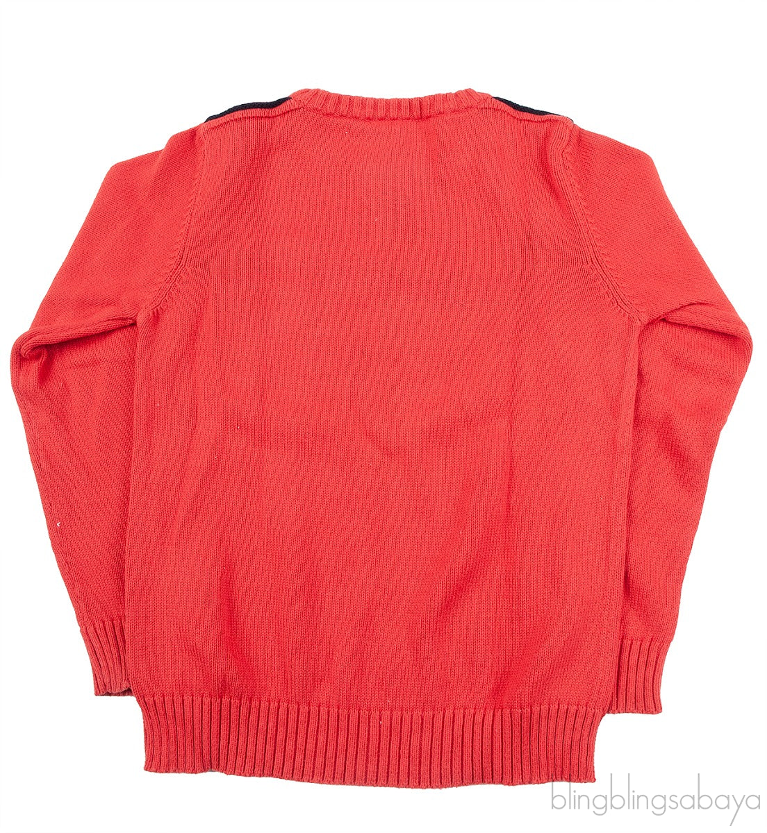 Coral Red Cotton Kids Sweatshirt