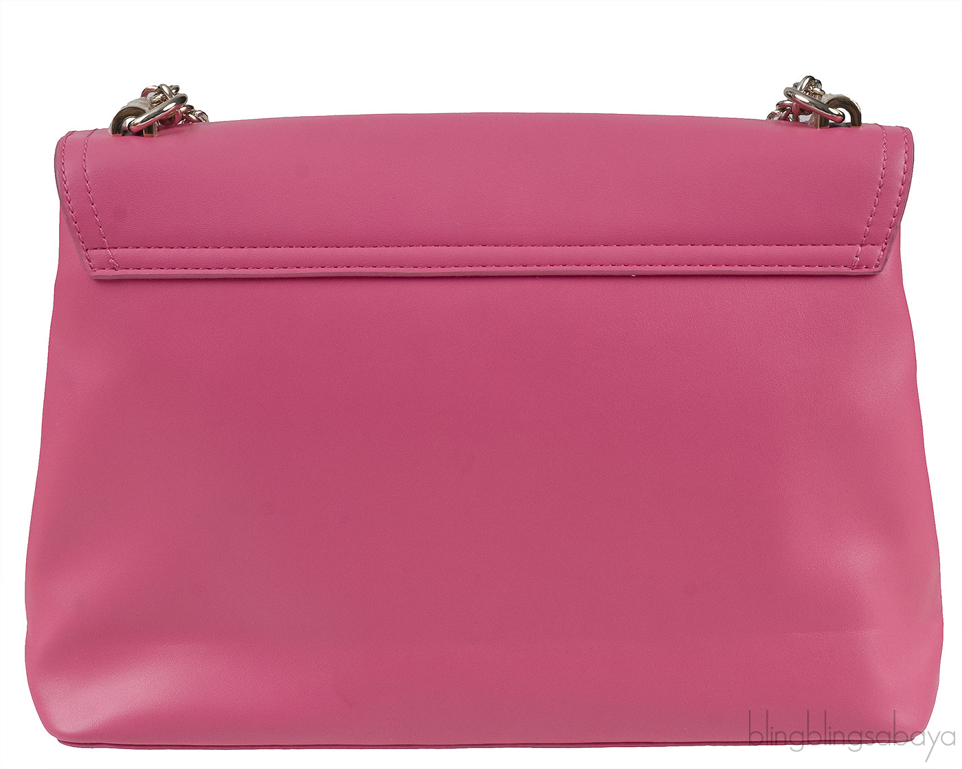 Pink Flap Shoulder Bag