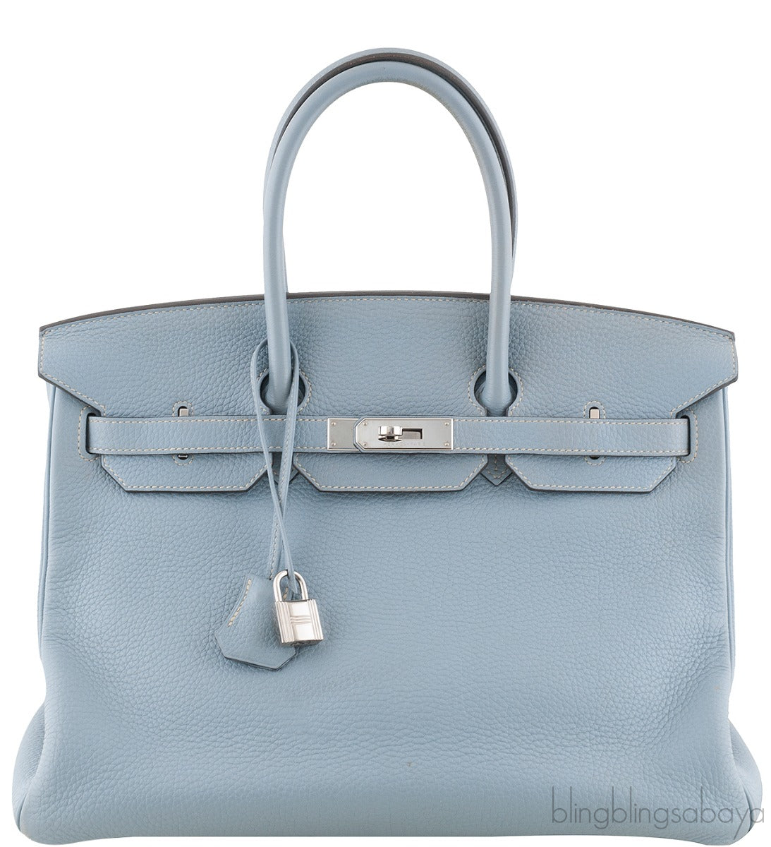 Birkin 35 Blue Lin Togo PHW
