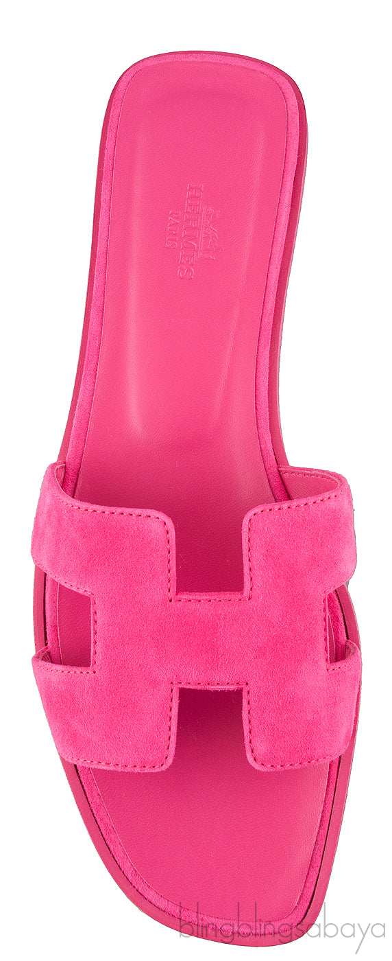 Fuchsia Oran Sandals