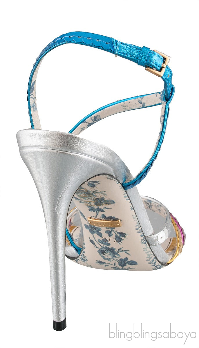 Haines Sequined Sandals Multicolor