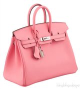 Birkin 25 Swift Rose Ete PHW