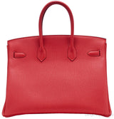 Birkin 35 Capucine Togo GHW