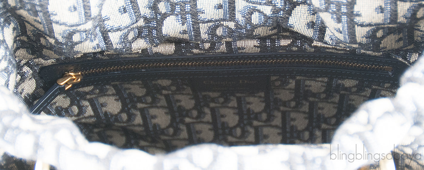 Lady Dior Natural Wicker & Dior Oblique Medium