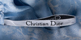 Dior Light Blue Toile De Jouy Motif Silk Trouser