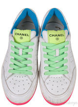 White Neon Multicolor Sneakers