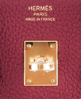 Birkin 25 Rouge Grenat GHW