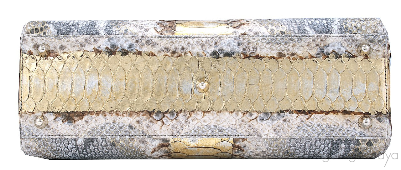 Lady Dior Royal Python Beige & Gold