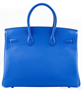 Birkin 35 Blue Electric Togo