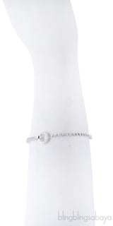 Possession White Gold Diamond Brac