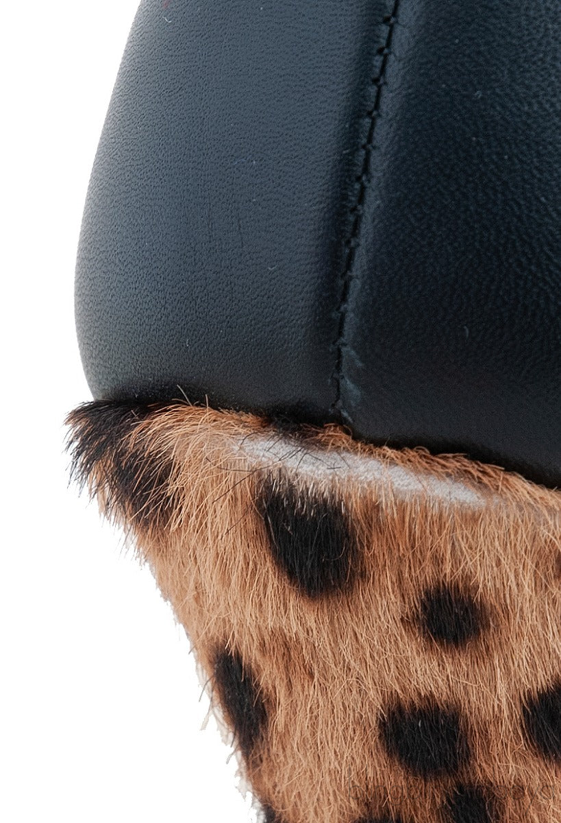 Instrumenta 120 Calf/Spechhio/Pony Leopard Heels