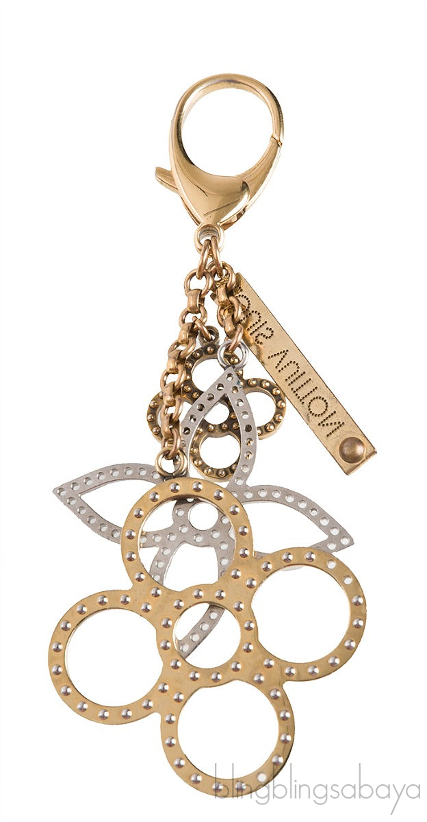Monogram Bi-color Metal Charm