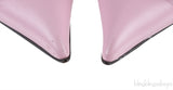 Baby Pink Bow Bee Pointed Toe Heels