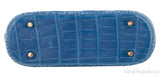 Treasure Chest Blue Crocodile Bag