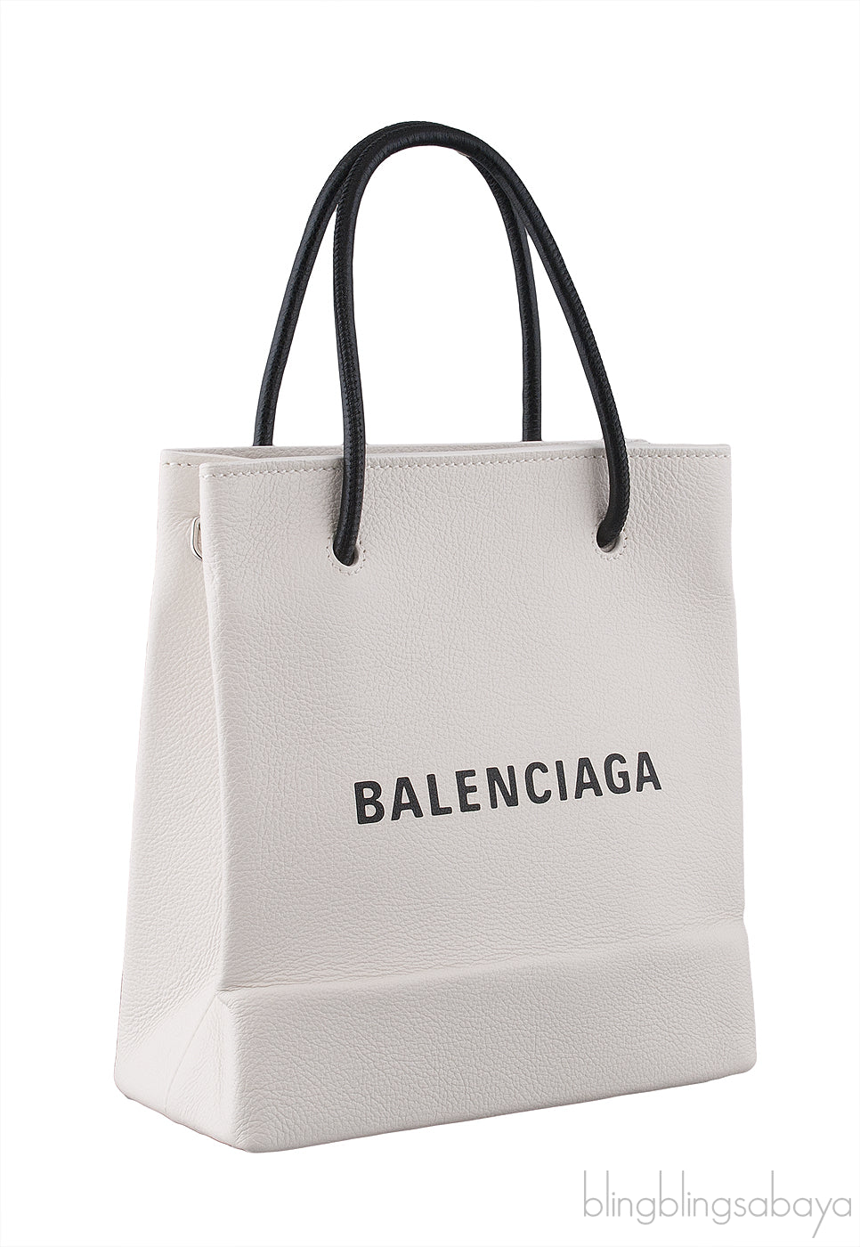 Logo Print Shopping Tote