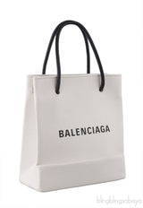 Logo Print Shopping Tote