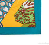Tropical Fish Print Scarf