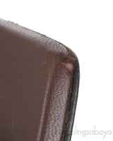 Brown Nappa Quilted Lido Mule Sandals