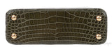 Capucines BB Crocodile Kaki Bag