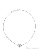 Happy Diamond White Gold Ankle Bracelet