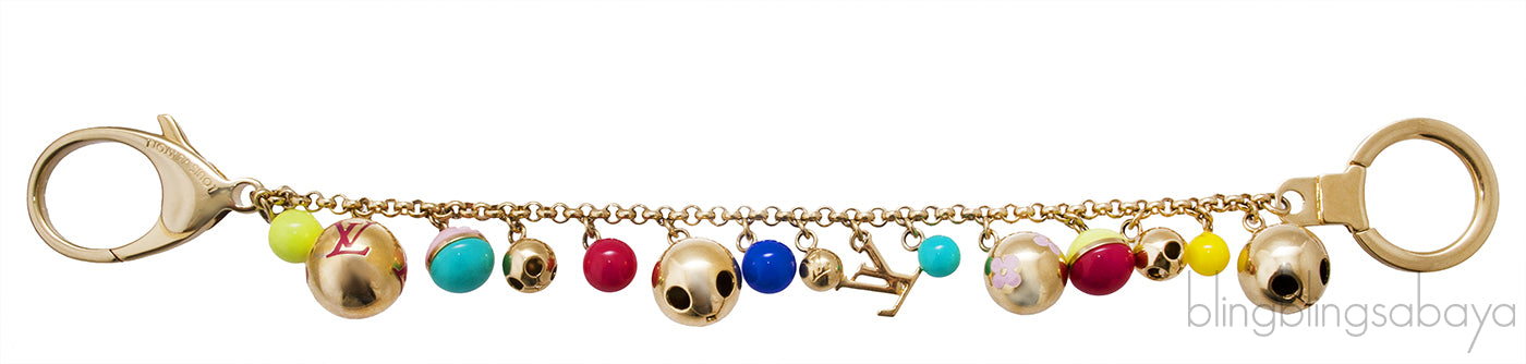 Multicolor Grelots Chain Bag Charm