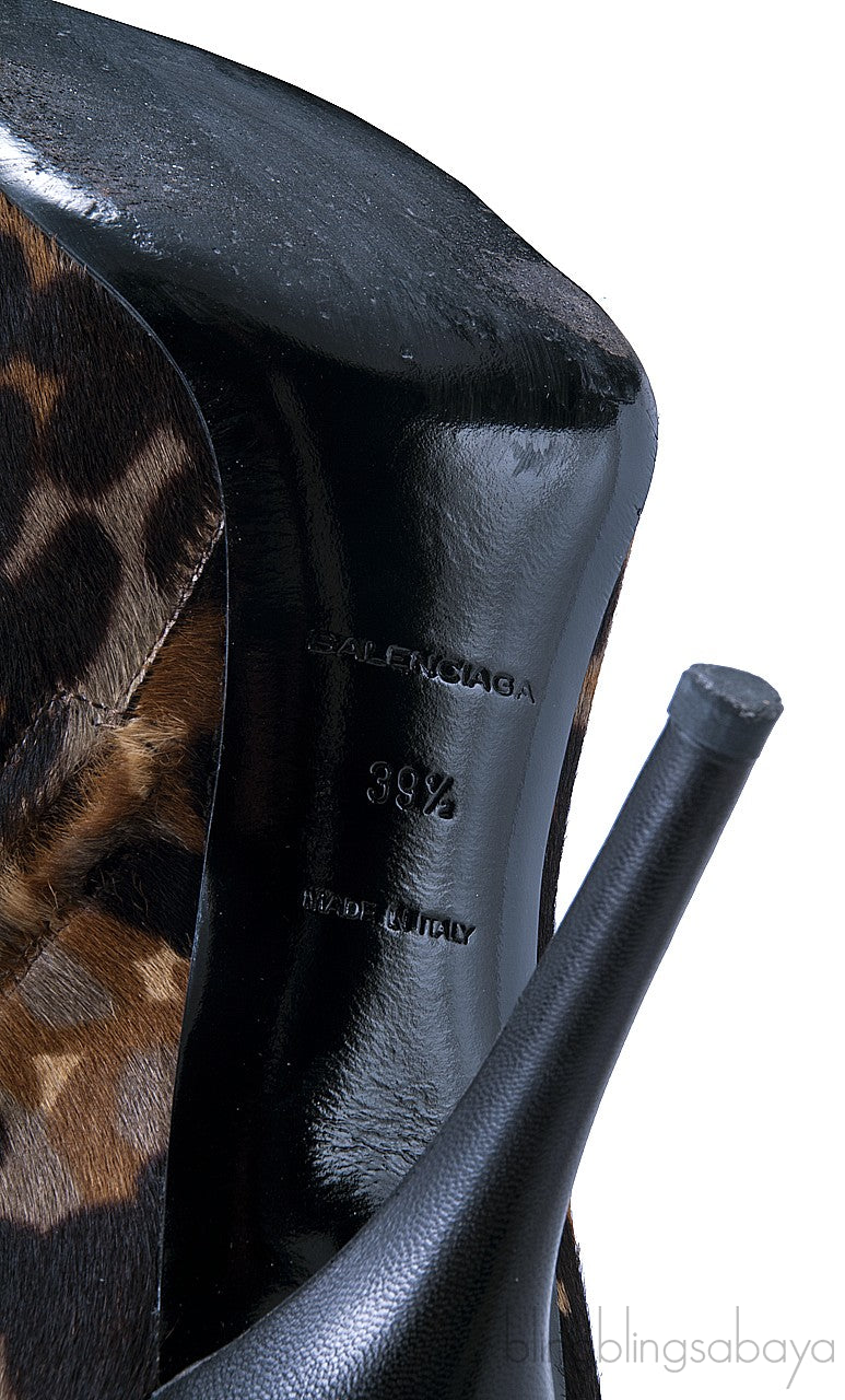 Animal Print Ankle Boots