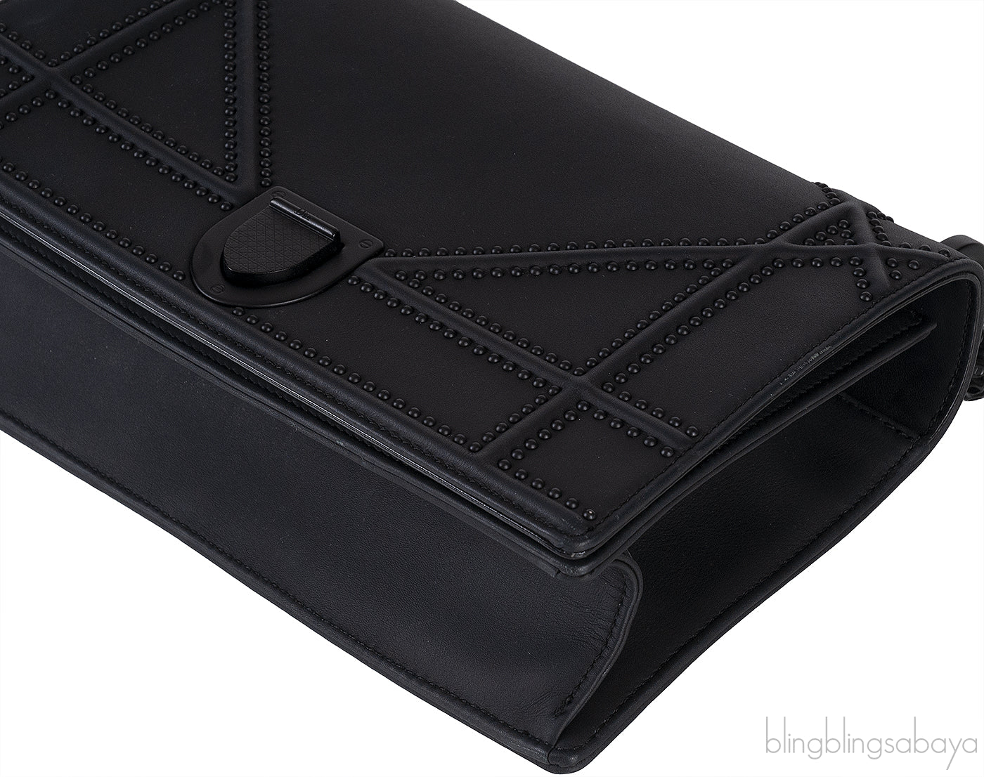 Dior Diorama Black Ultra Matte Medium Shoulder Bag