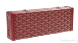 Goyard Saint Honore Trunk Bag Burgundy