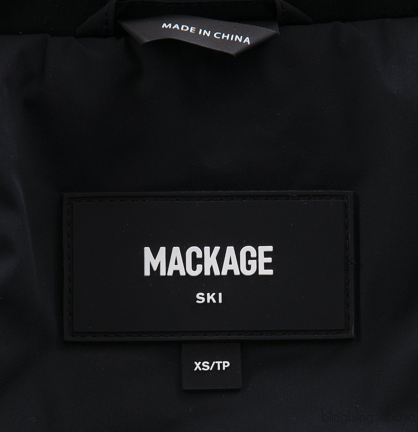Mackage Black Elle Hooded Belted Shearling-trimmed Padded Ski Suit