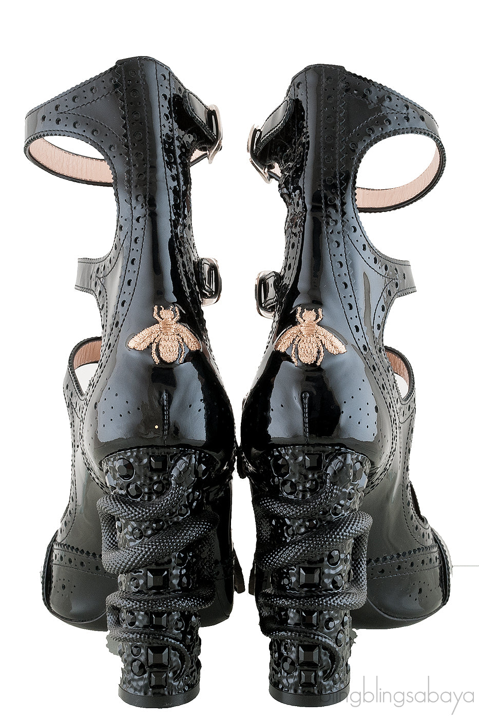 Queercore Black Brogue Pumps