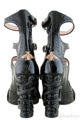 Queercore Black Brogue Pumps