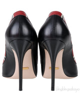 Black Yoko Snake High Heels