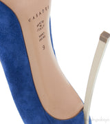 Blue Suede Chic Pump*