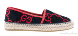 Pilar GG-pattern Velvet Espadrilles