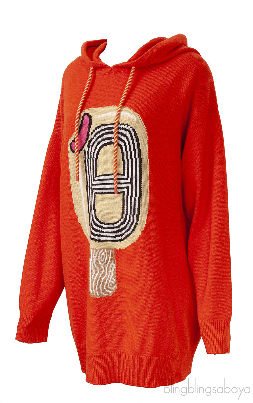 Ice Cream Orange Cashmere Sweatshirt