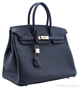 Birkin 35 Black Togo