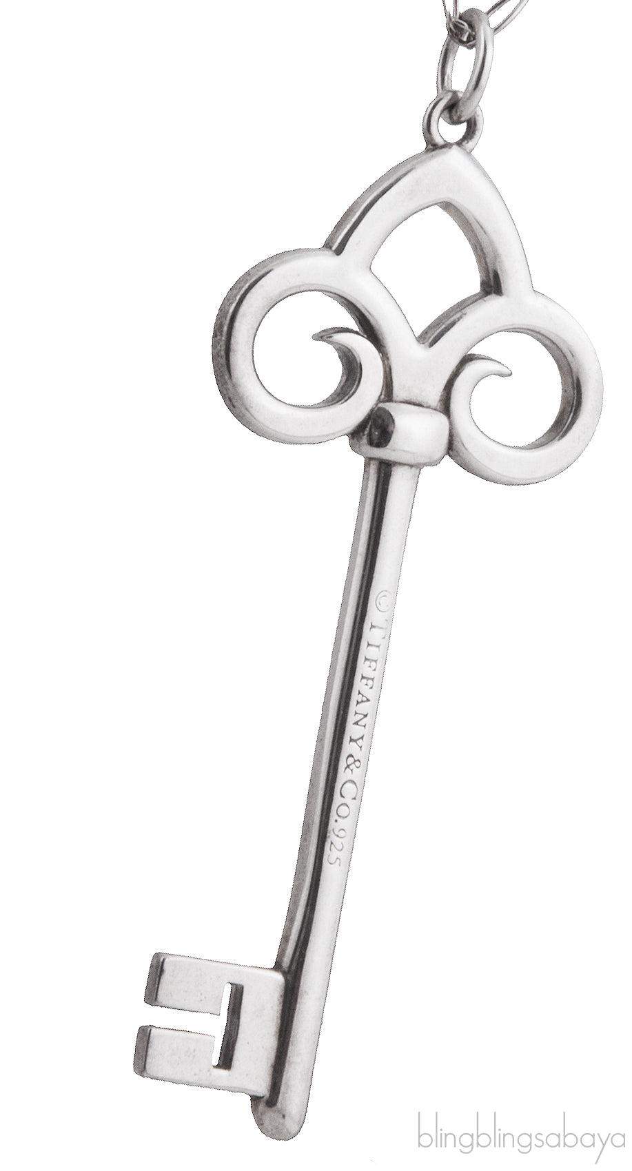 Fleur De Lis Silver Pendant Necklace