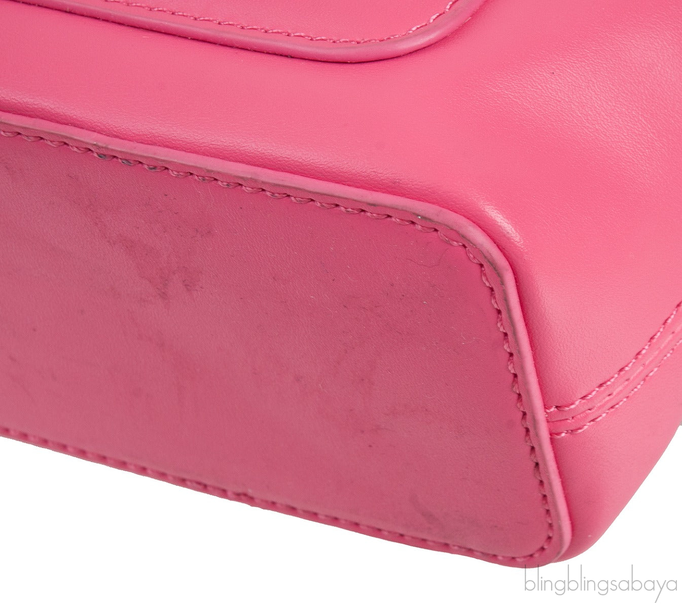 Pink Flap Shoulder Bag