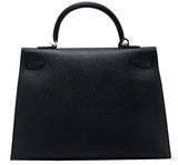 Kelly 35 Black Sellier Epsom GHW