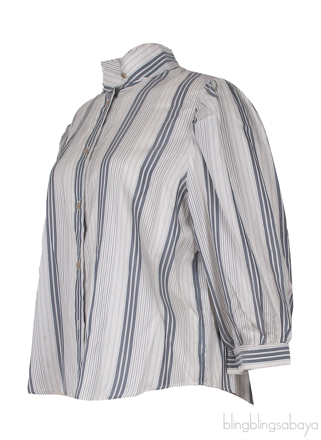 Stripe Grey & White Shirt