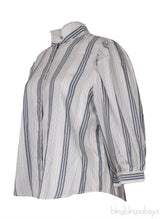 Stripe Grey & White Shirt