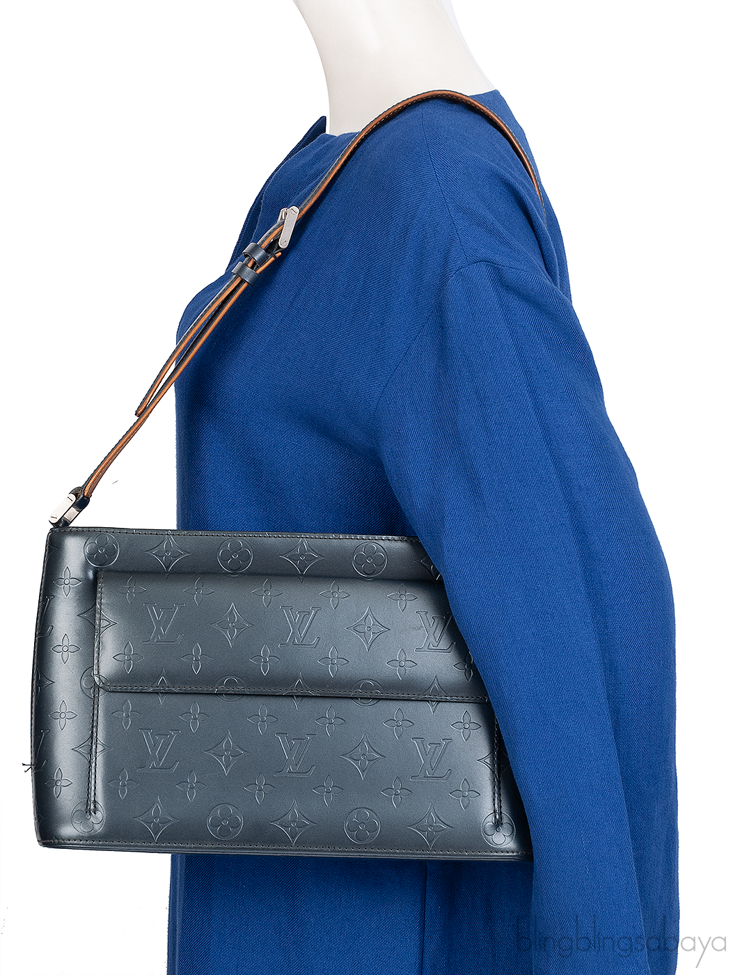 Louis Vuitton Allston Matte Blue Grey Monogram