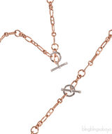 Precieux H Kelly Diamond Rose Gold Necklace